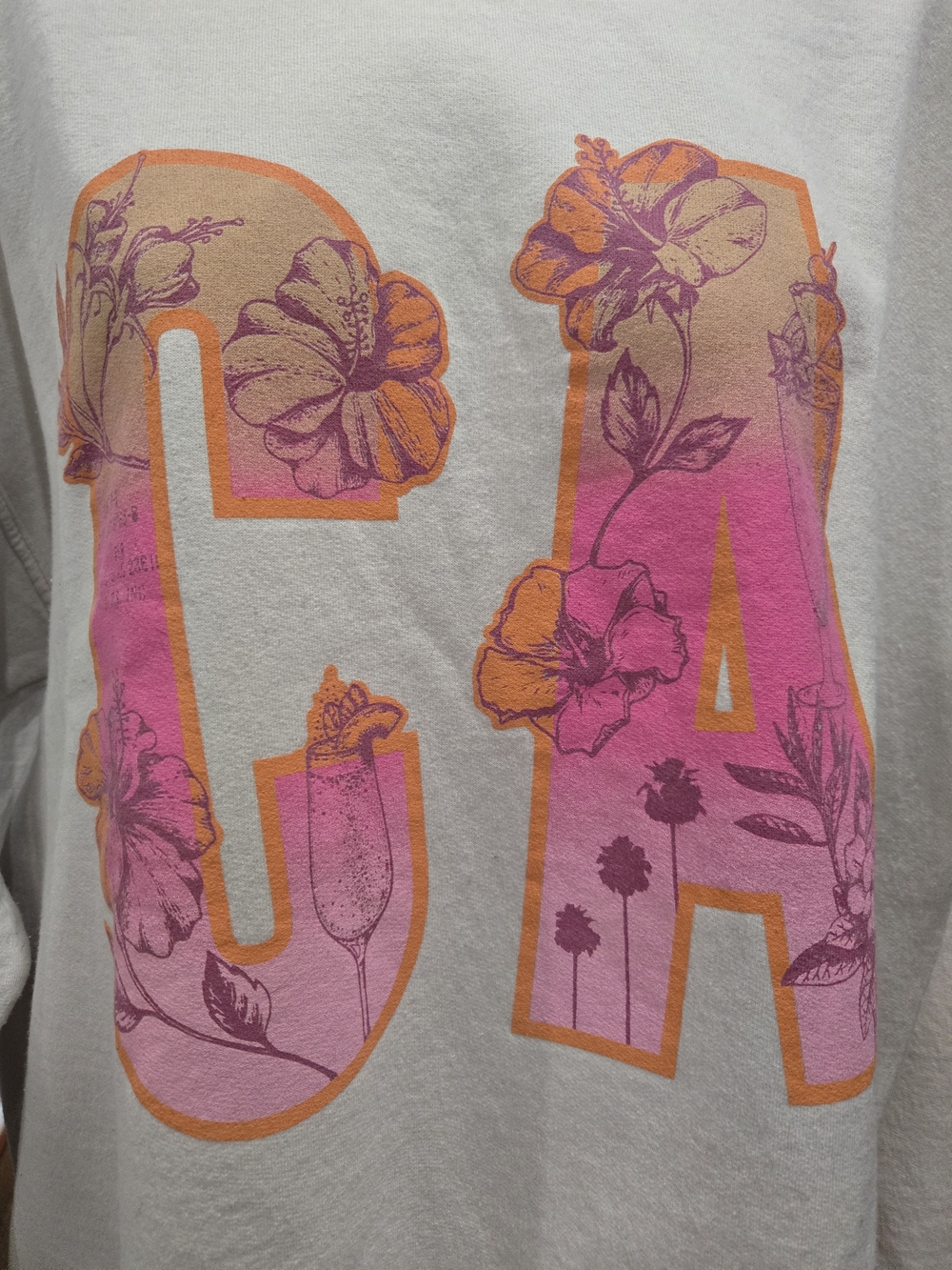 Project Social T CA Sweatshirt, White Small/Medium - Picture 2 of 6